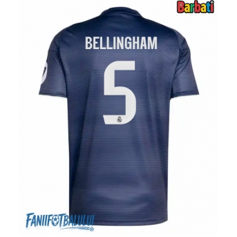 Real Madrid Jude Bellingham #5 Tricou Fotbal Replică 2025-26 Barbati Deplasare
